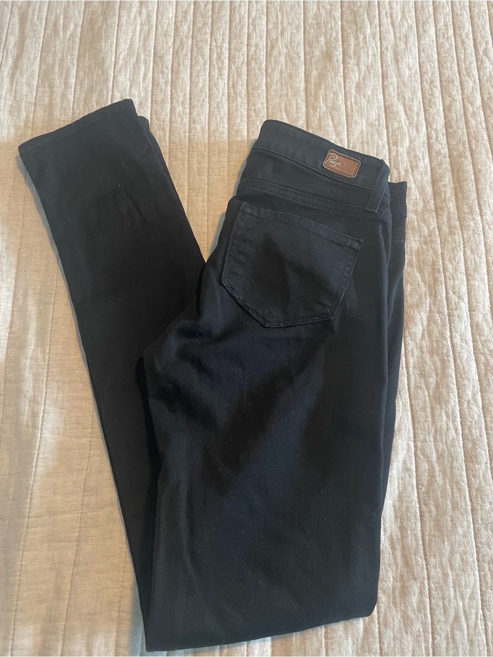 Paige Black Skinny Jeans